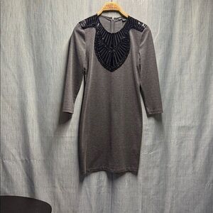 Armani Exchange Charcoal Long Sleeve Dress size medium